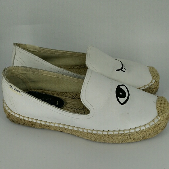 SOLUDOS X Jason Polan Eyelash Eye Espadrilles 6 - Picture 6 of 6